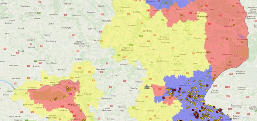 ASF w Polsce – mapa, obszary objęte restrykcjami