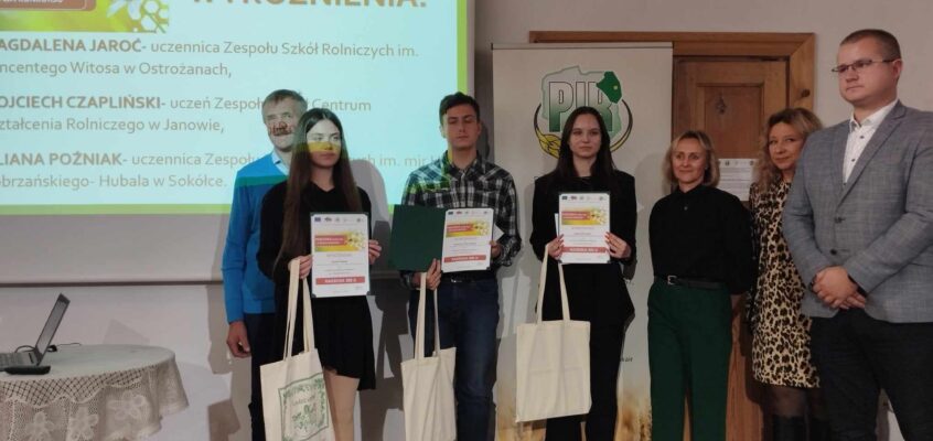 Nagrodzono zwycięzców konkursu „Pszczoła bliżej nas- III edycja konkursu