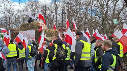 Protest w Warszawie